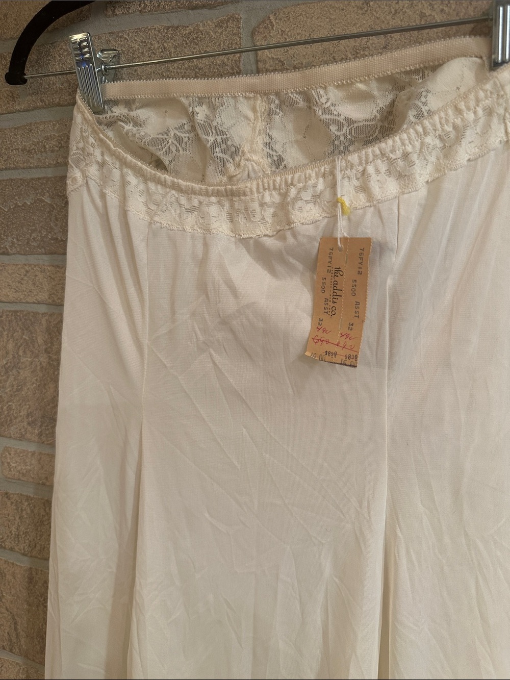 NWT Vintage 50-60s Lace Ivory Fairy Slip Ethereal Dress Size XSmall - Picture 5 of 14